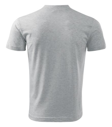 Tričko V-neck svetlosivý 