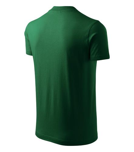 Tričko V-neck fľaškovozel