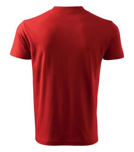 Tričko V-neck červená S