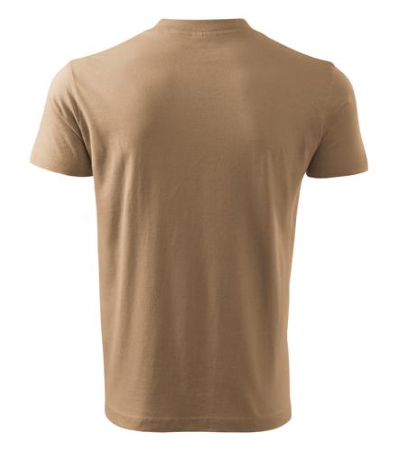 Tričko V-neck piesková XL