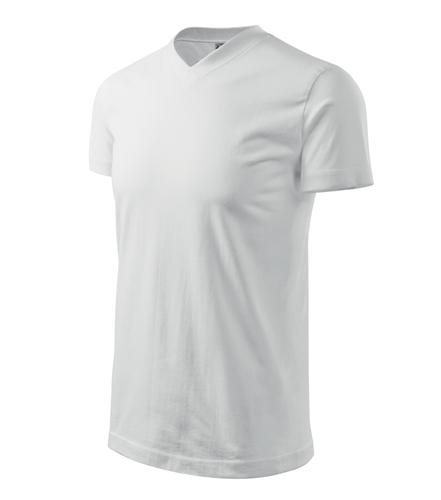 Tričko Heavy V-neck biela S
