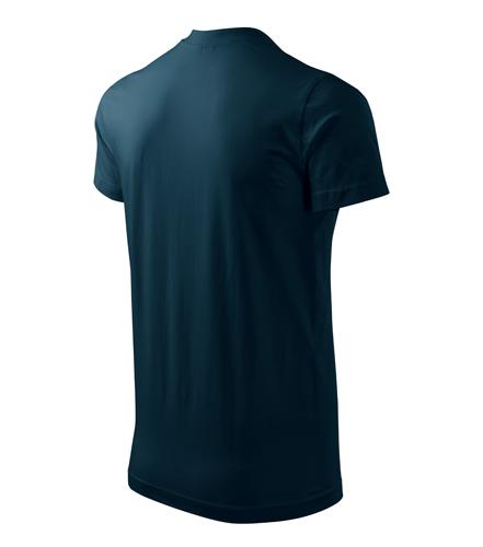 Tričko Heavy V-neck tmavo