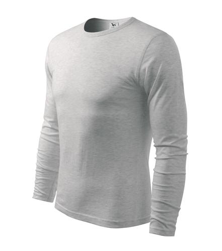 Tričko pánske FIT-T Long Sleeve svetlosivý melír XL