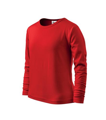 Tričko detské Long Sleeve červená 158 cm/12 rokov
