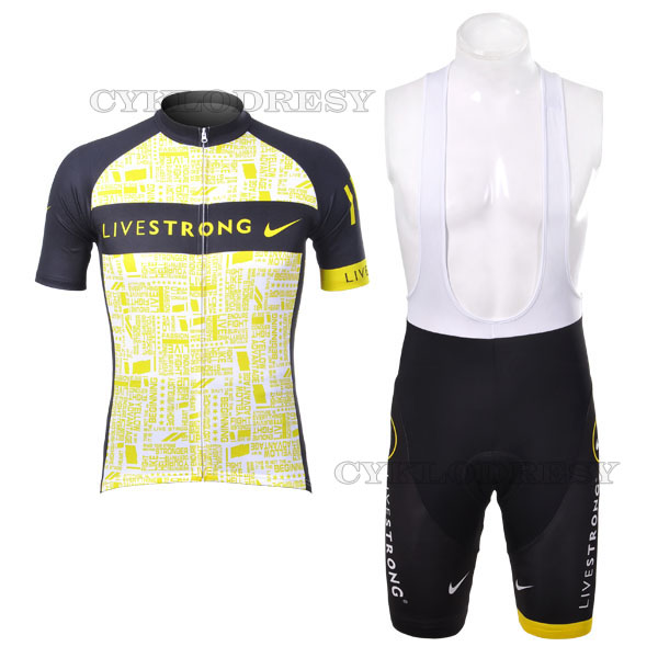 Cyklistický set (dlhý zips) Arm 2012 žlty